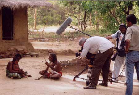 filming of the ARD documentary 'Gesichte Asiens'