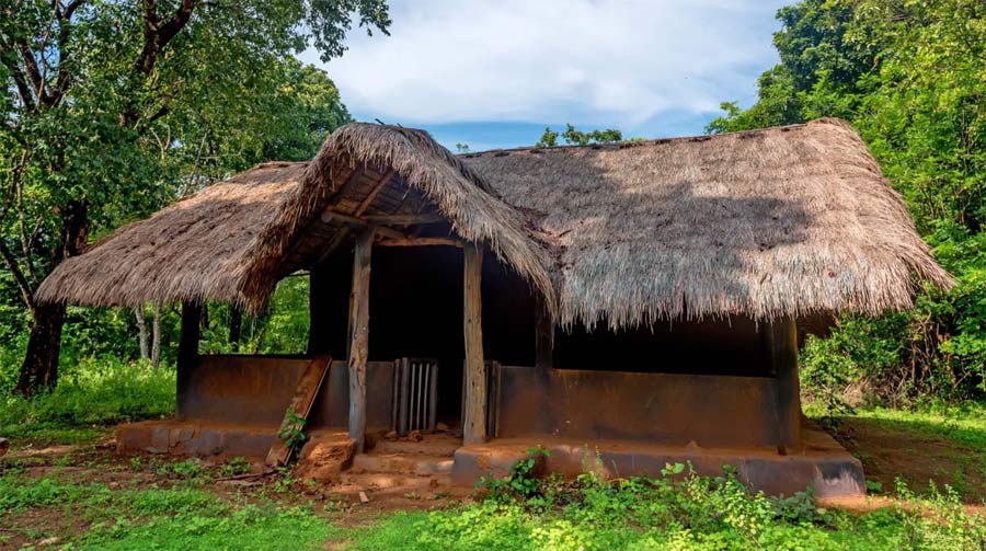 Indigenous dwelling in Sri Lanka